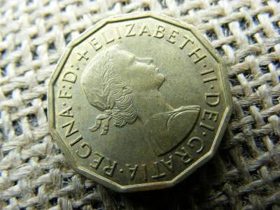 3 Pence, 1960, Nagy-Britannia