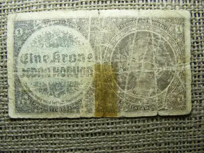 1 korona bankjegy, 1940-1945, Magyarország