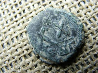 Bizánci 1/2 Follis, Phocas, 602-610