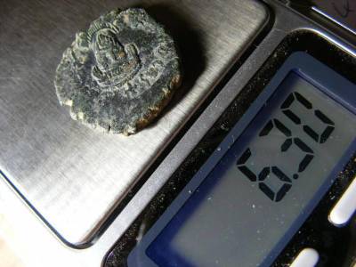 Bizánci 1/2 Follis, Phocas, 602-610