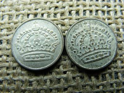 25 Öre Érme, 1955 és 1961, Svédország, 2 db