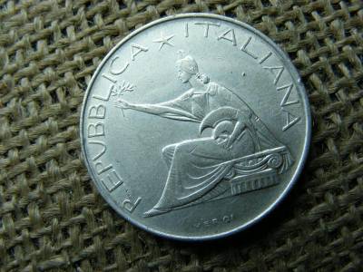 Olasz 500 Lira, 1961, ezüst