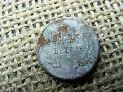 Belga 2 frankos érme, 1944
