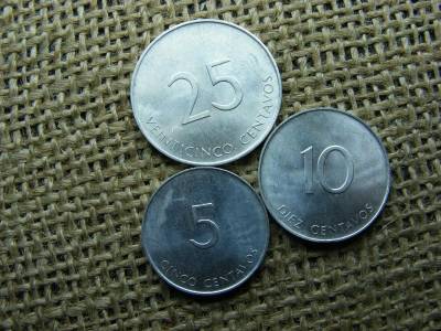 25-10-5 centavos érme, 1988, Kuba