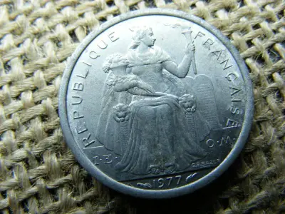Polinézia - Francia 1 frank, 1977