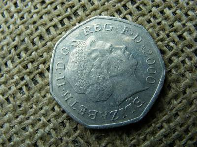 50 pence érme, 2000, Egyesült Királyság