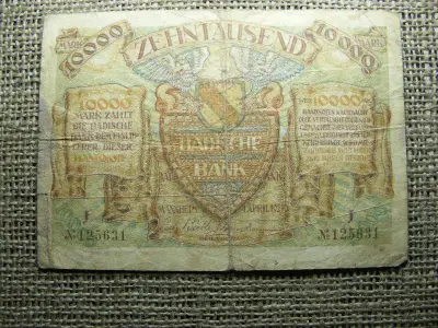 10000 márka bankjegy, 1923, Németország