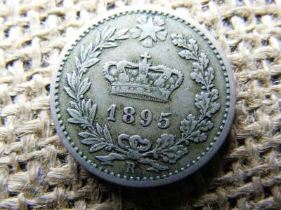 Olasz 20 centes érme, 1895
