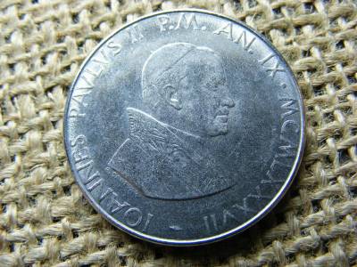 Vatikán 100 lira, 1987