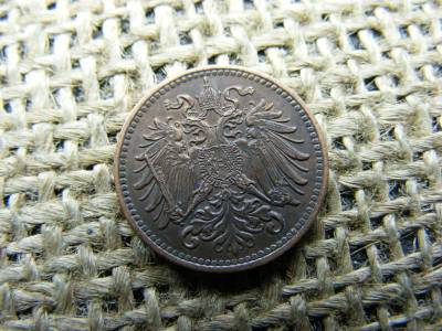 1 heller, 1909, Korona pénzrendszer