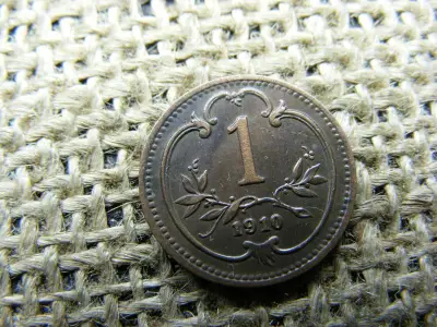 1 Heller, 1910, Korona pénzrendszer