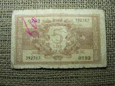5 Lira, 1944, Olaszország
