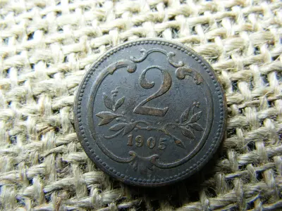 2 Heller, 1905, Korona pénzrendszer