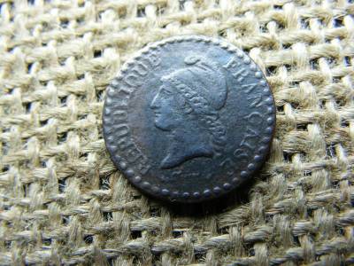 1 Centime 1848 A, Franciaország
