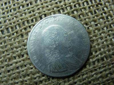 Szász 1/3 tallér, 1792, ezüst, ritkább