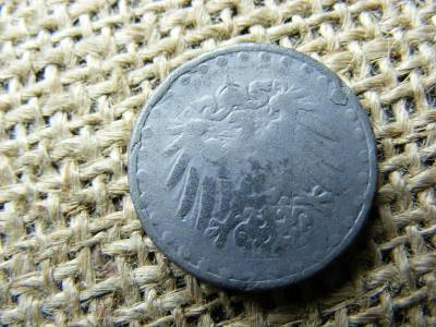 Birodalmi 10 pfennig, 1916, korabeli hamis, ólom