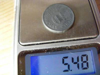 Birodalmi 10 pfennig, 1916, korabeli hamis, ólom