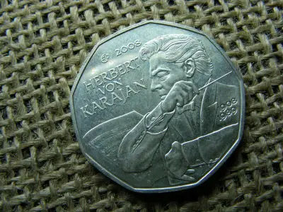 Ezüst 5 euró érme, 2008