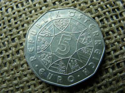 Ezüst 5 euró érme, 2009