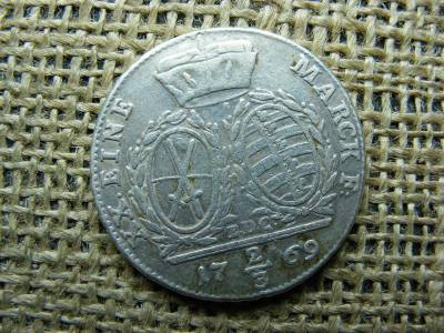 Német 2/3 tallér, 1769, ezüst