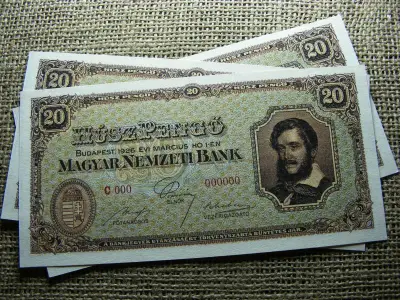 20 pengő, 1926, nagyon jó minőségű, nyomdai másolat