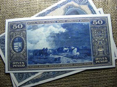 50 pengő, 1926, nagyon jó minőségű, nyomdai másolat