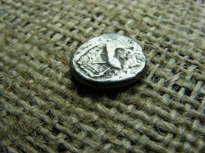 Boii típusú kelta ezüst drachma, Kr.e. 1-2. század