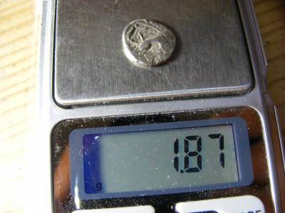 Boii típusú kelta ezüst drachma, Kr.e. 1-2. század