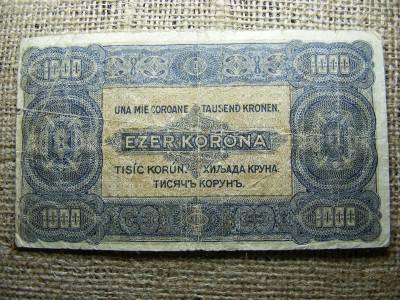 1000 Korona, 1923, Magyar Királyság