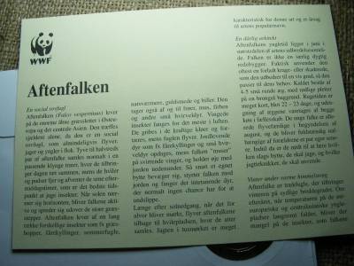 Érmés boríték, 1988, Világ Vadvédelmi Alap, UNC