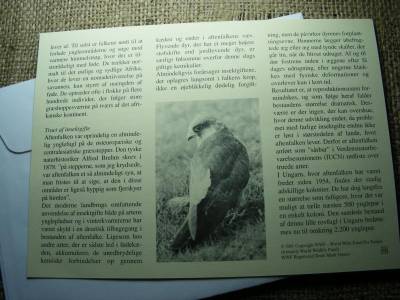 Érmés boríték, 1988, Világ Vadvédelmi Alap, UNC