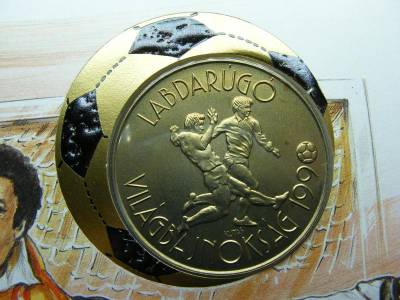 Érmés boríték, 100 forint, 1988, aranyozott