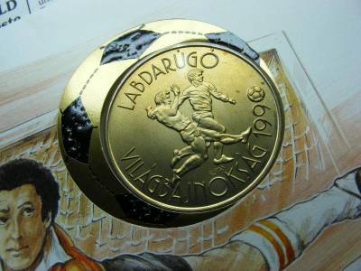 Érmés boríték, 100 forint, 1988, aranyozott