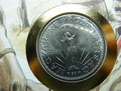 Érmés boríték, 10 forintos érme, 1980
