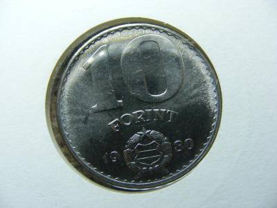 Érmés boríték, 10 forintos érme, 1980
