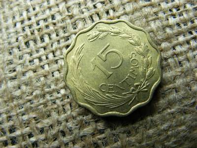 15 centimos érme, 1953
