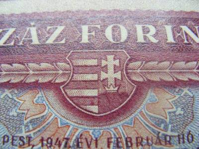 100 forintos bankjegy, 1947, nyomdai másolat