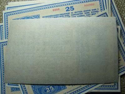 25 korona, 1918, nyomdai másolat