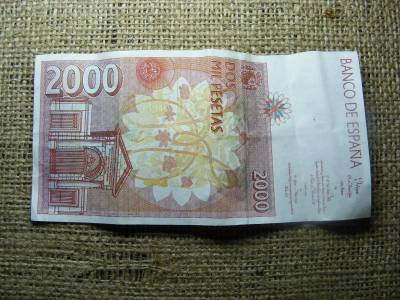 2000 Pesetas, 1992, Spanyolország