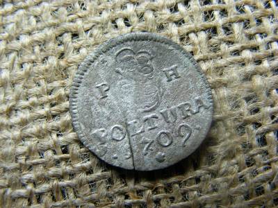József nádor poltura, 1709, ezüst