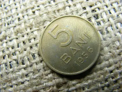 Román 5 bani érme, 1956