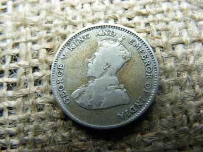 Ezüst 10 cent, 1926, India