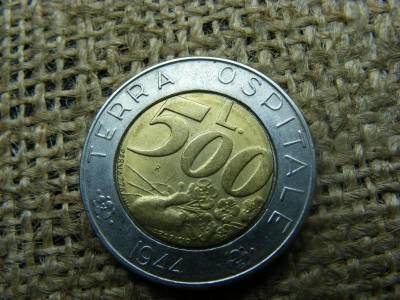 San Marino 500 lira, 1991