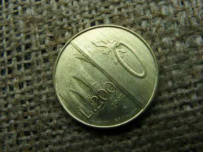 San Marino 200 lira, 1993
