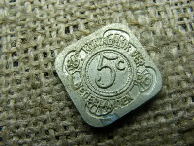 Hollandia 5 centes érme, 1980