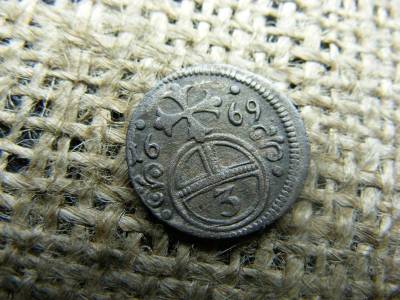 Ezüst 3 pfennig, 1696, I. Lipót, Szilézia