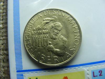 San Marino érmés boríték, 200 és 500 lira