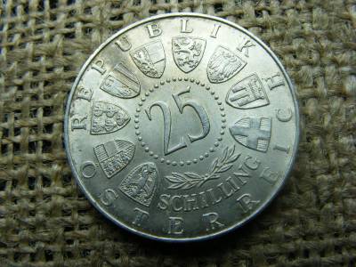 Ezüst 25 schilling, 1956