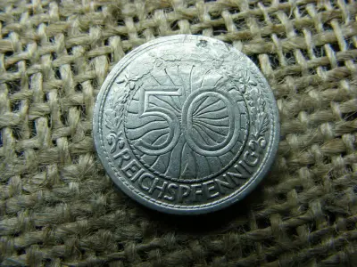 Birodalmi 50 pfennig, 1927, A
