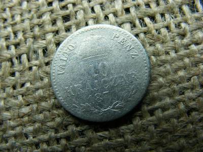 Ezüst 10 krajcár, 1870, Ferenc József